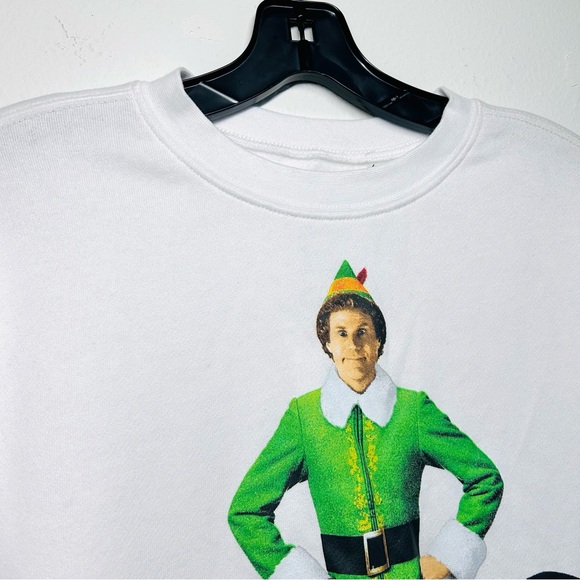 Buddy the Elf Christmas Holiday White Sweatshirt - Picture 4 of 6
